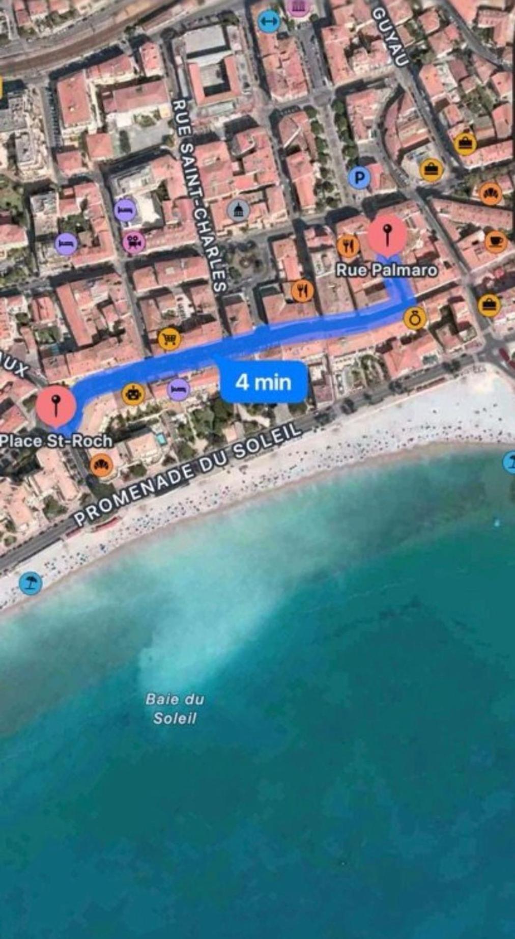 Sublime T2/ Cosy/ Clim/ Parking/Plage Menton Kültér fotó